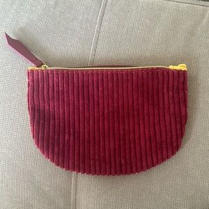 Yellow and maroon bag